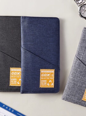 GOX商务款长短护照夹机票夹证件包多功能RPET超薄旅行便携卡包