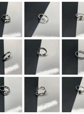 复古造型戒指s925时尚欧美可调节