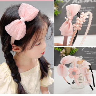 2025不伤发儿童发箍女童可爱婴儿宝宝小女孩防滑带齿碎发梳理头箍