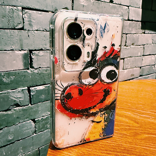 适用于oppofindn2手机壳findn左右折叠屏Find oppoN2透明手机壳OPPOFindN个性创意水墨龙透明硬壳