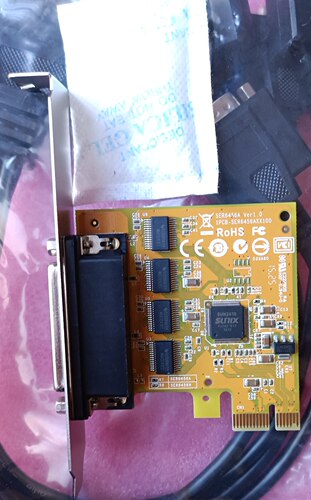SUNIX三泰SER6456A PCIe 4口RS-232串口通信卡com 9针