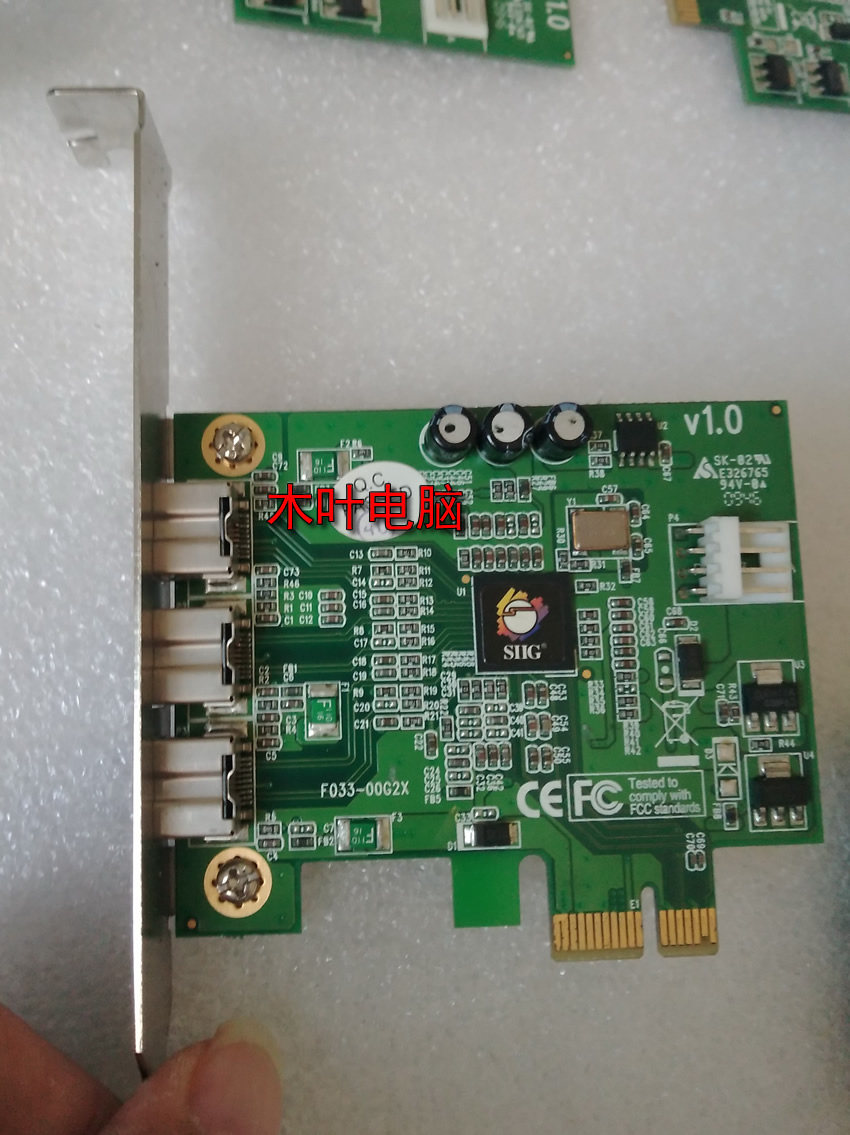 德州仪器2213 PCI-E 1394B卡 支持FF800 802 Apollo火线声卡