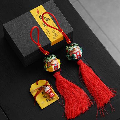 包邮礼盒装正品台湾招财交趾陶