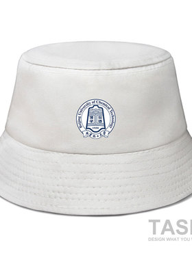 北京化工大学BUCT校徽学生帽子渔夫帽男女户外休闲防晒帽设 无界