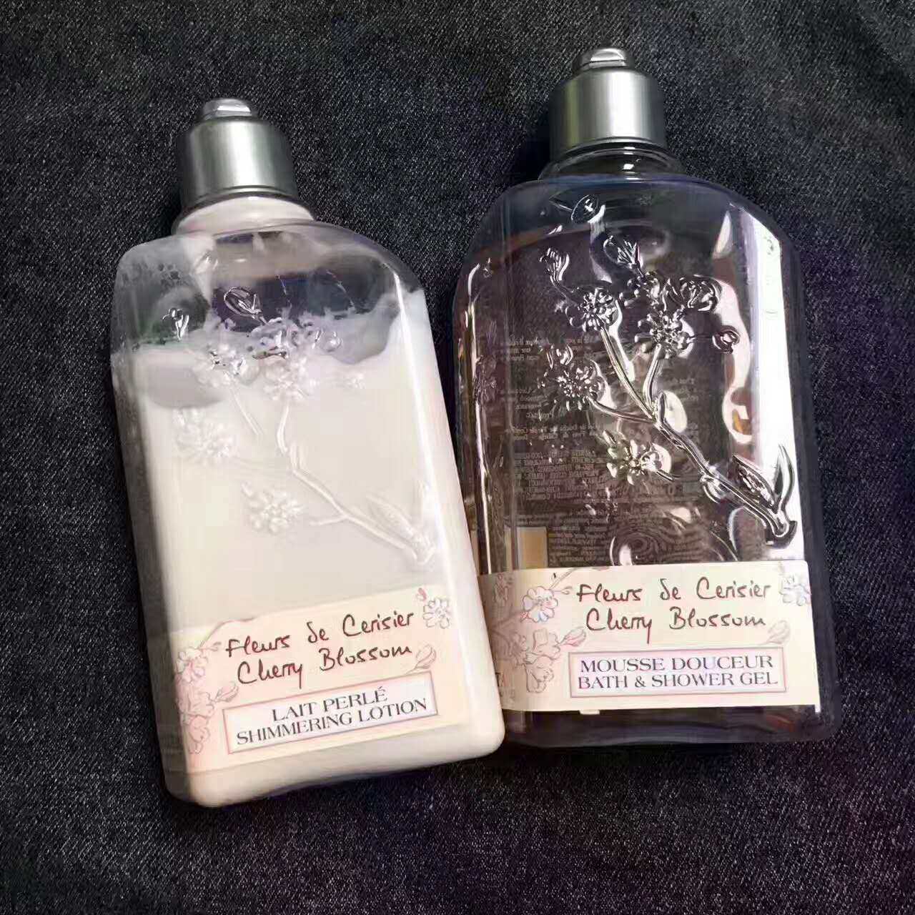 loccitane欧舒丹樱花沐浴露 啫喱  补水保湿清爽250ml持久留香