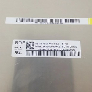 100%sRGB 120Hz 14.5寸NE145F8M N61适用联想笔记本液晶内屏幕3K