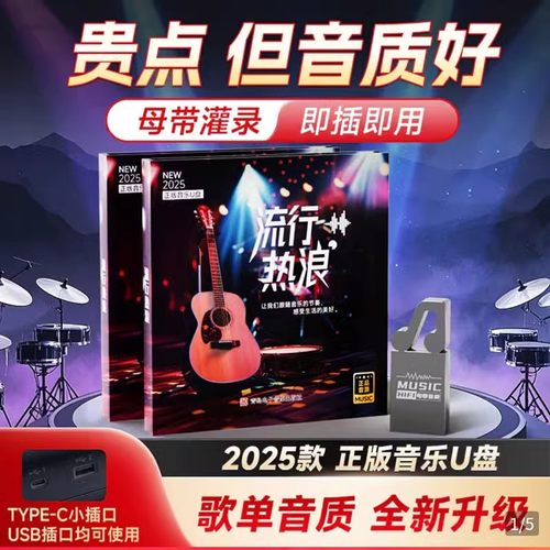车之音正版音乐U盘2025款无损车载优盘柏林之声流行热浪网红歌曲