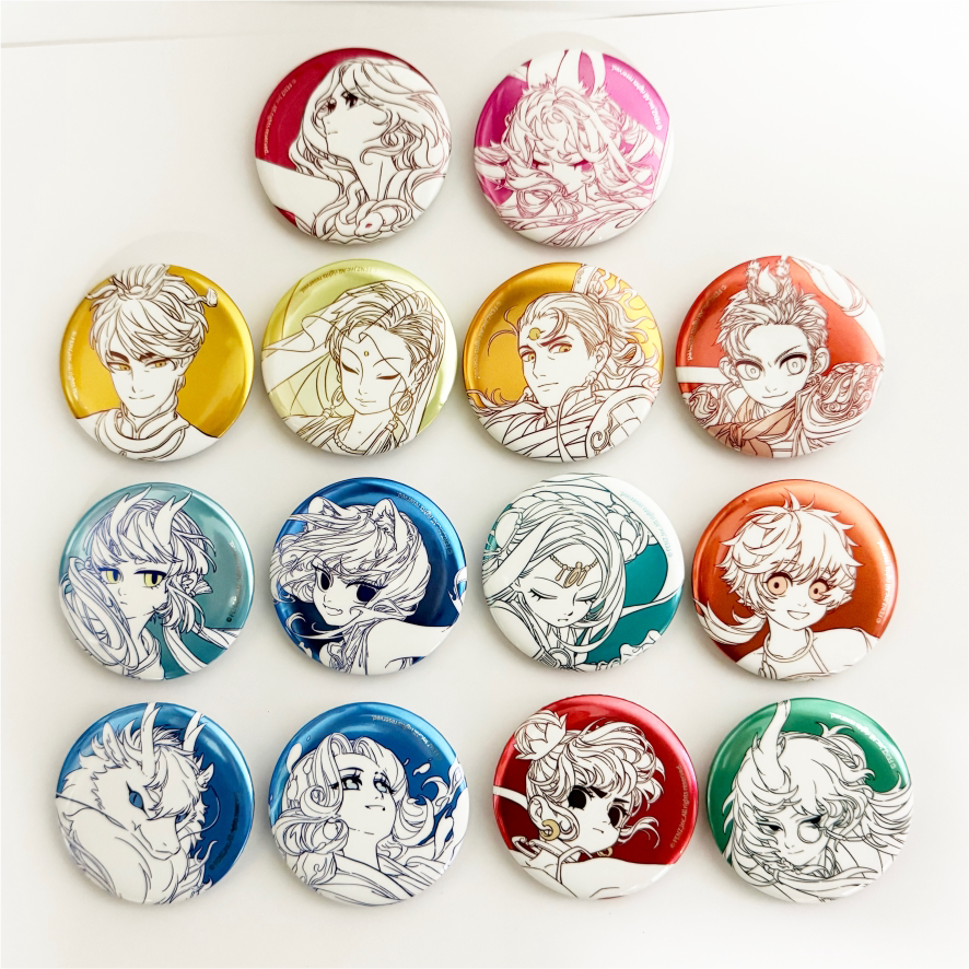 指定款正品非人哉仙山琼阁系列圆形吧唧徽章盲盒动漫周边谷子