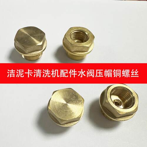 洁泥卡清洗机泵头水阀铜螺丝配件