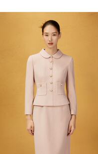 新品 Song歌中歌2025冬季 轻奢钻扣假两件连衣裙5C35505280 Song