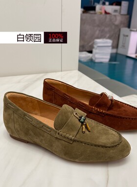 Joy&Peace真美诗专柜正品2025秋款舒适平底乐福豆豆鞋单鞋女Y1M01