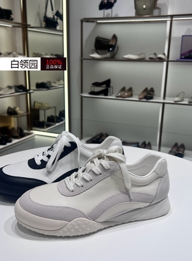 LE SAUNDA莱尔斯丹专柜正品2025春夏舒适拼色休闲阿甘鞋女6M22901