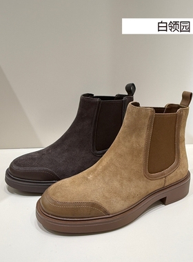 tigrisso蹀愫专柜正品2025秋冬英伦切尔西靴西部短靴女TA65719-51