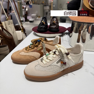 专柜正品 休闲鞋 2026春款 阿甘鞋 女EE940 复古德训鞋 Staccato思加图