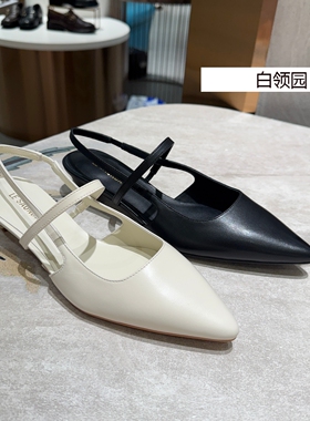 LE SAUNDA莱尔斯丹专柜正品2026春夏时尚通勤粗跟单凉鞋女7M31501