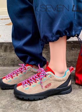 SEVEN LUNA~国内正品2026春拼色户外登山鞋德训鞋休闲鞋女SLAM556