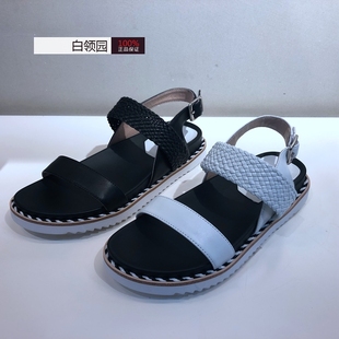 AM26801 莱尔斯丹 代购 SAUNDA 19春夏简约平底凉鞋 国内正品 万博体育 app下载ios_万博体育苹果 app下载_怎么样安装万博体育app