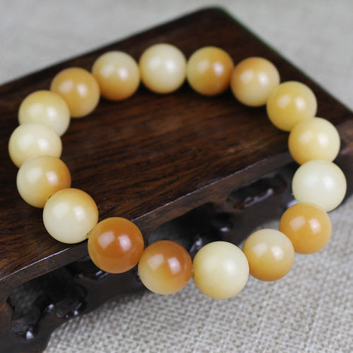 陵固思炭烧菩提根绕指柔文玩手串