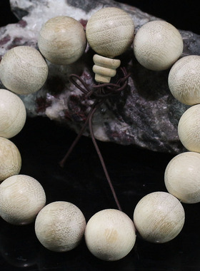 厂家批发香樟木手串18MM单圈文玩木质佛珠男女生手链饰品直播货源