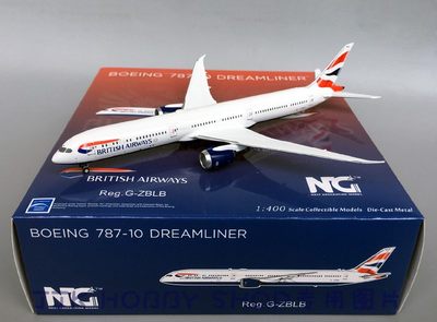 NG Models 56009  1/400 英国航空 波音787-10  G-ZBLB 合金模型