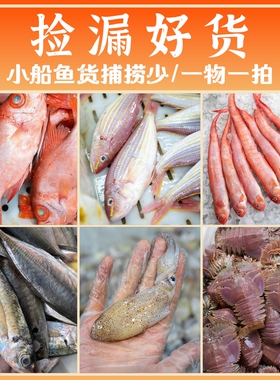 【闹妈海鲜】[好的鱼/鸡/虾]捡漏好货/小船鱼货捕捞少/各种规格