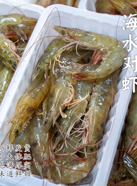 【闹妈海鲜】[冻发]舟山海域海水对虾400g/盒 16只左右 大号