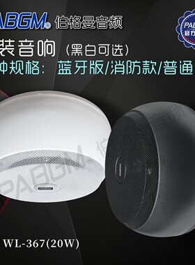 明装天花喇叭PABGM水泥顶音响