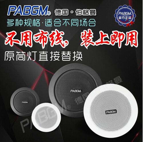 PABGM2寸筒灯蓝牙音响3寸黑色