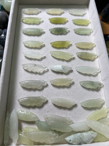 天然岫玉金龙鱼吊坠配件多样性随机一个