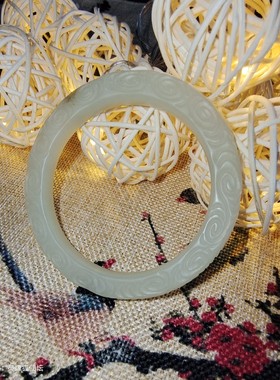 浮生新疆和田玉镯子老师亲自制作