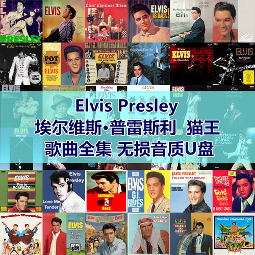 Elvis Presley猫王歌曲全集U盘无损高音质经典老歌曲车载音乐优盘