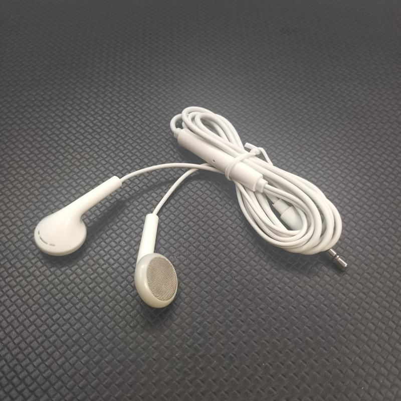 超值白色带麦手机耳机耳塞带三按键线控解析好适合听英语番茄小说
