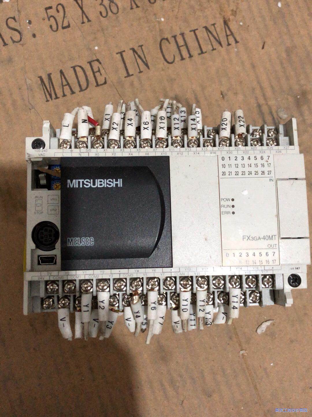 三菱FX3GA-40MT.功能包好的,原装正品议价商品