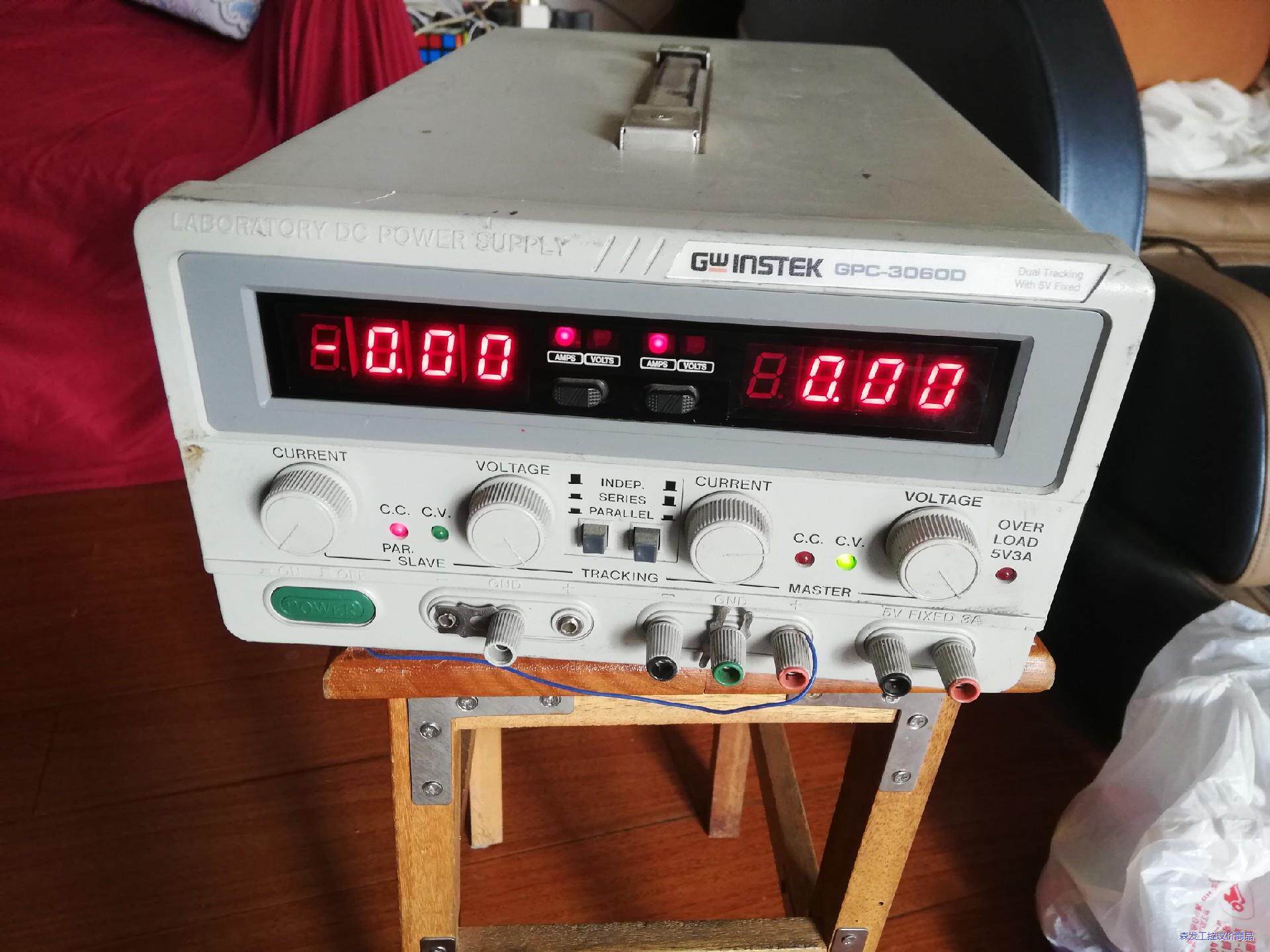 二手台湾固纬GPC-3060D双路60A3A线性直流稳压电源议价商品