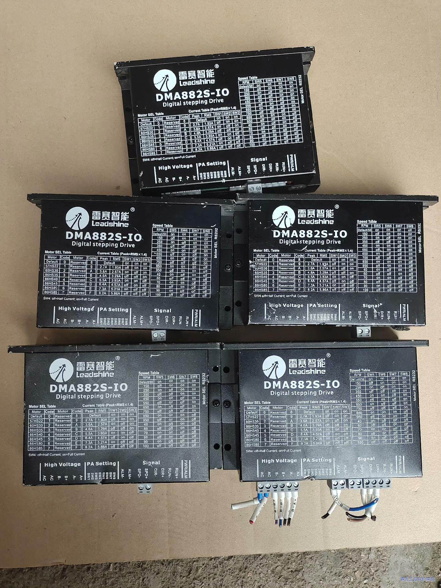 雷赛智能DMA882S-IO自带脉冲驱动器。最大电流可调8.议价商品