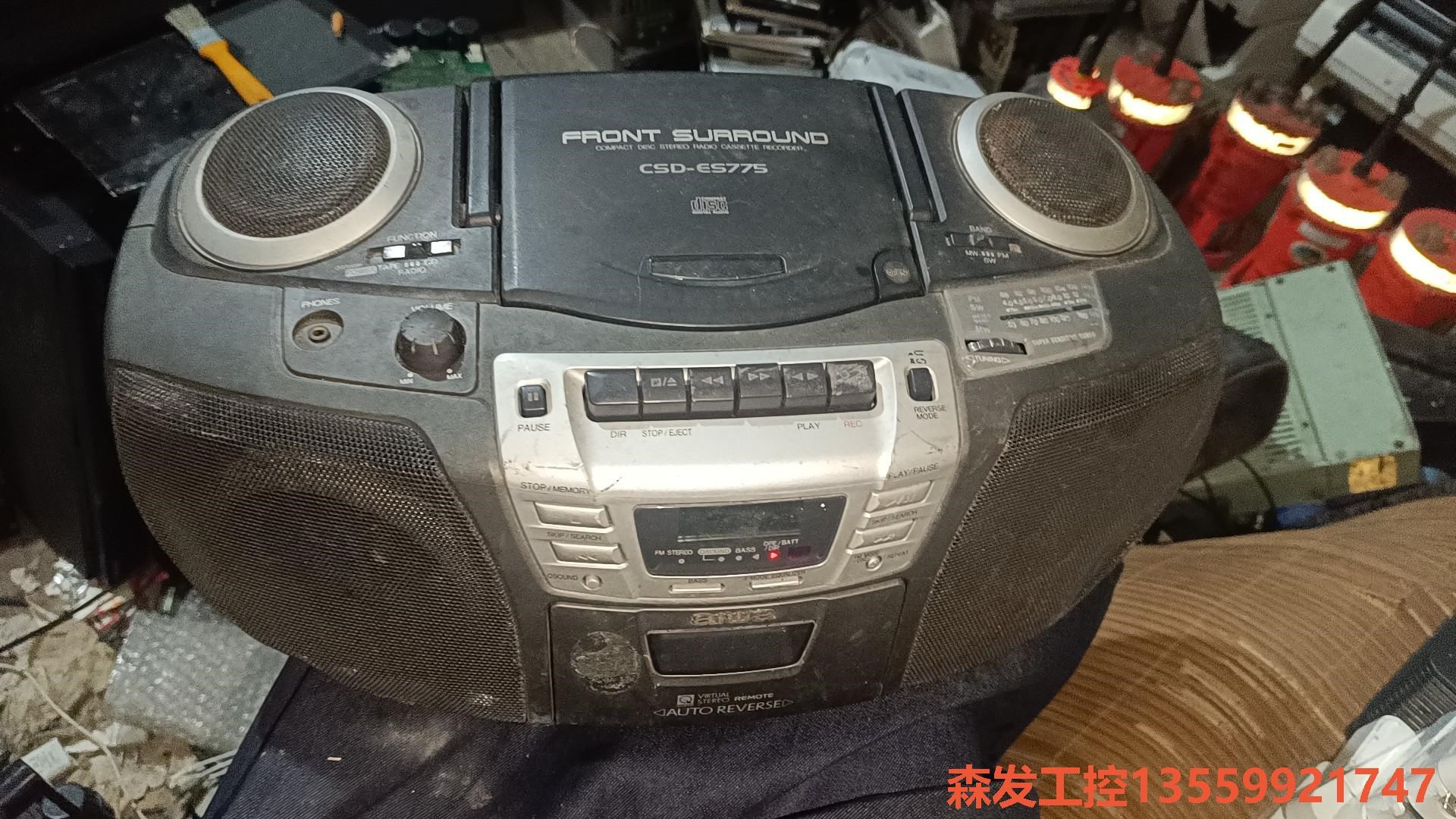 原装日本爱华aiwa CSD-ES775面包机，正常通电11森发议价商品
