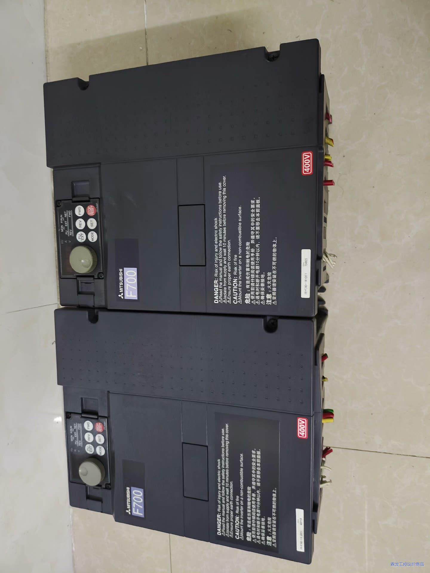 三菱变频器FR-F740-11K-CHT，现货剩一台，成色靓议价商品