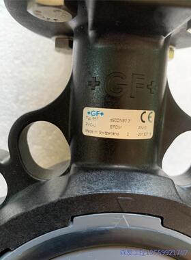 议价商品+GF+ d90DN80 PVC-U气动蝶阀 0513