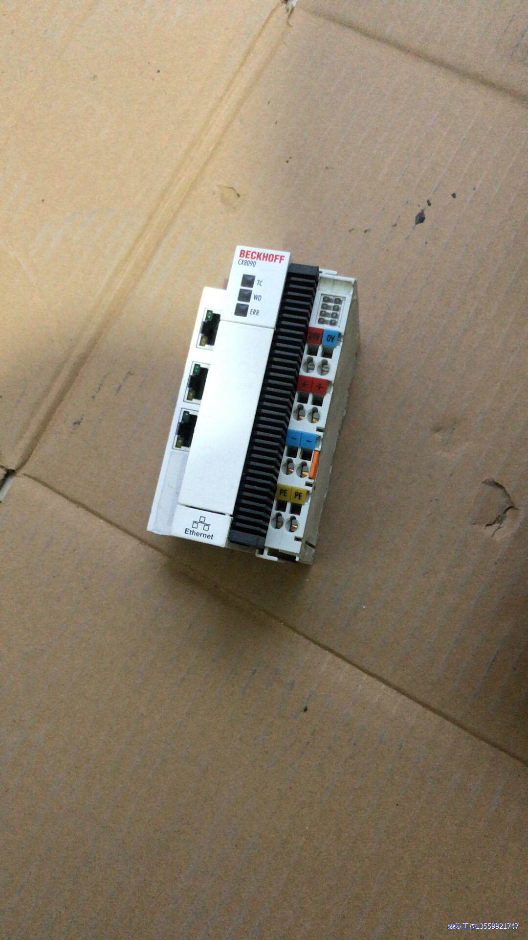 倍福CX8090，实物图片，功能正常，工程剩余，外观有些划议价商品