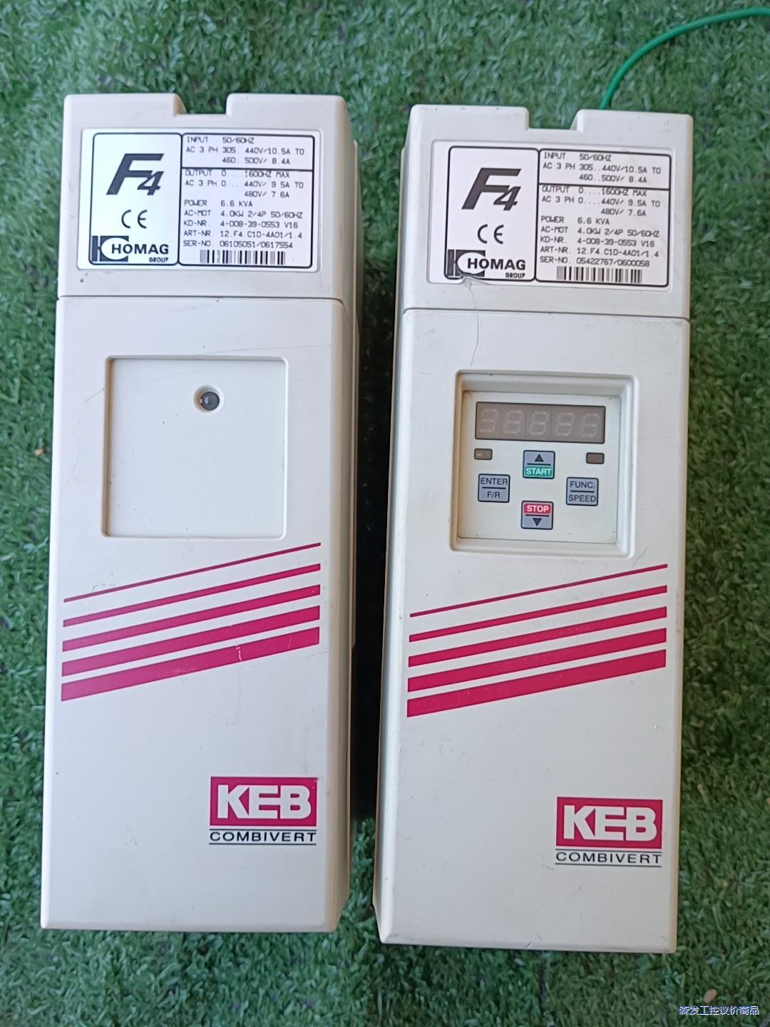 科比变频器的F4系列，4KW，380V，拆机拆下来的，成色看议价商品