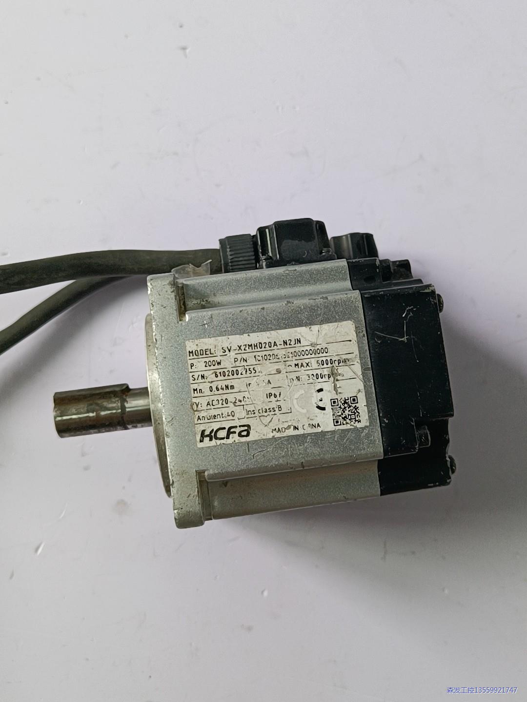 禾川200W伺服电机二手拆机件SV-X2MH020A-N2J议价商品