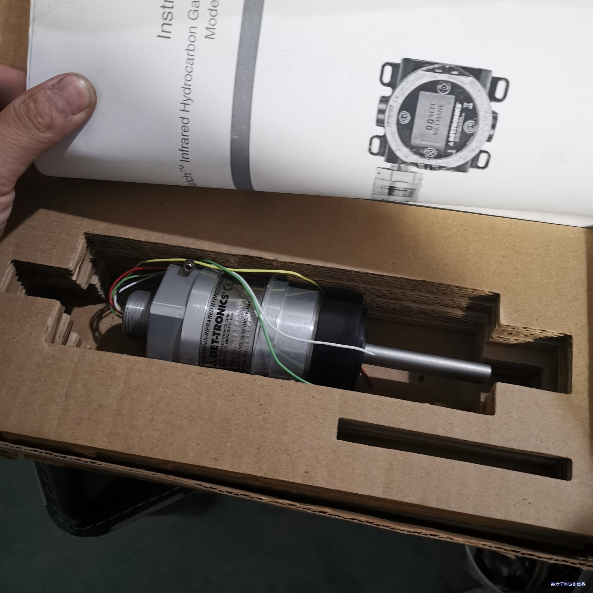 DET-TRONICS废气传感器，9成新以上，测试使用过一次议价商品