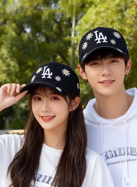 NEW ERA纽亦华棒球帽MLB洛杉矶道奇小雏菊花卉920软顶街头男女帽