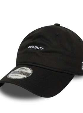 NEW ERA棒球帽25新款Slogan Pack系列OFF-DUTY黑白920软顶男女帽