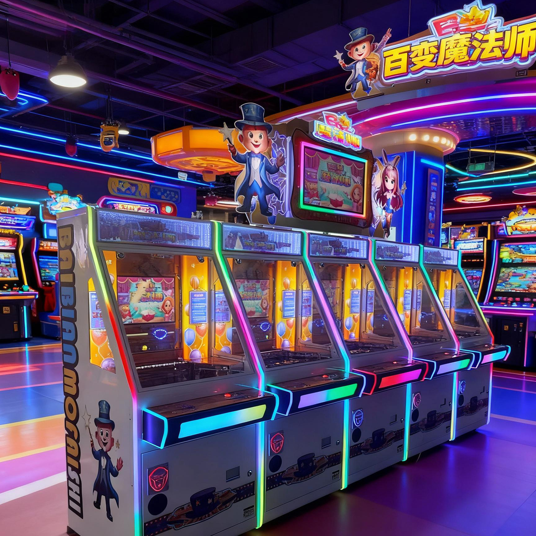 全新上市经典玩法百变魔法师推币机炫酷灯光开心30秒叠叠乐小马莉