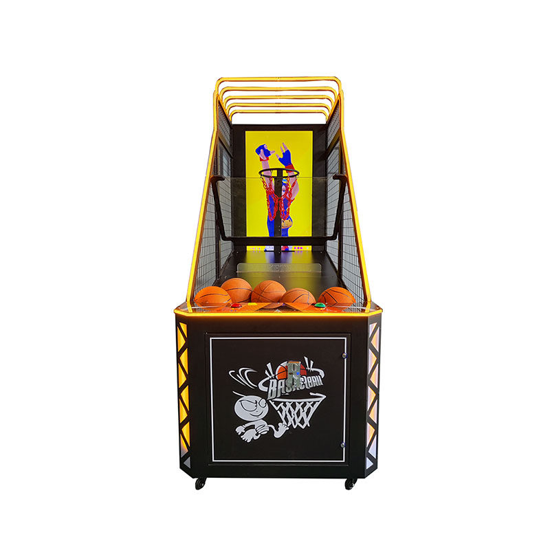 儿童电玩城设备豪华折叠大型运动投币篮球机投篮机