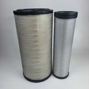 适配斗山现代215-9空气滤芯格150-7210小松挖掘机PC200-8T K2447