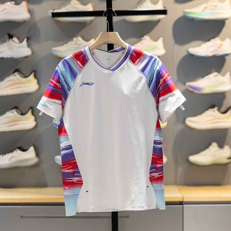 李宁羽毛球服男女2026新款速干透气运动上衣大赛服训练T恤AAYW041