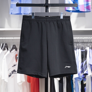 乒乓球系列休闲潮流五分裤 新款 AKSU745 男子2024春季 李宁短卫裤