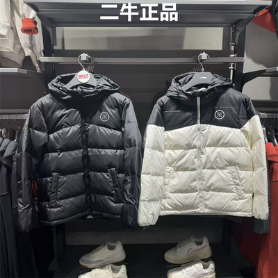 李宁男防泼水鹅绒羽绒服AYMV065